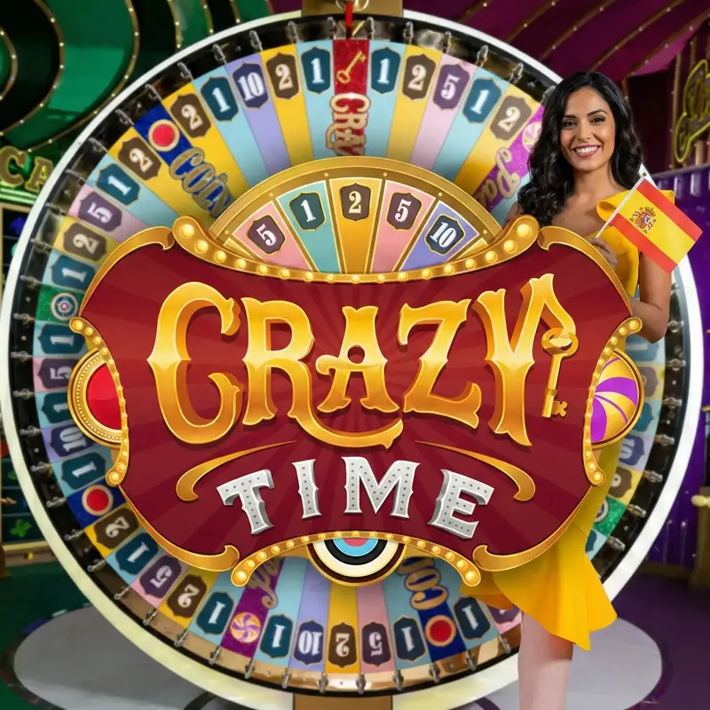 Crazy Time disponible en casinos españoles licenciados